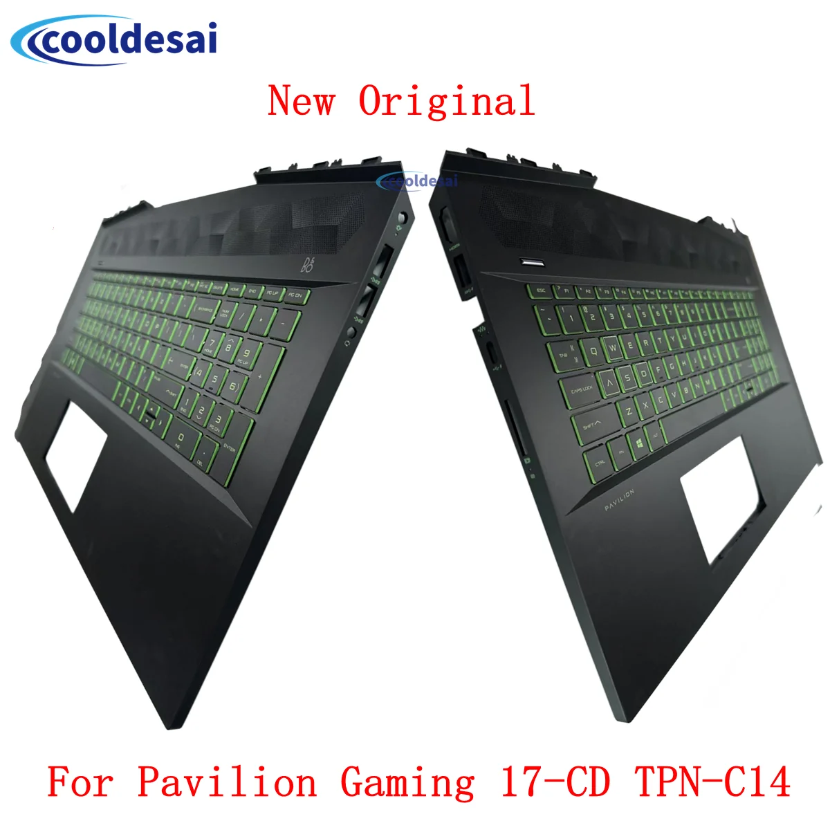 

Новая оригинальная верхняя часть корпуса (пальмрест) L58645-001 для ноутбука HP Pavilion Gaming 17-CD TPN-C142 с клавиатурой с подсветкой (US)