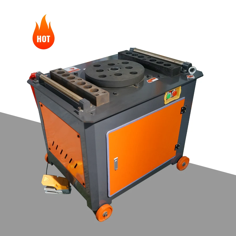 Guangzhida Factory Supply 380V 4kW Automatic 6-40mm Steel Rebar Bending Machine