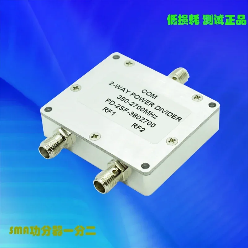 

SMA power divider in two 380-2700MWIFI coverage /GPS power divider combiner test special.