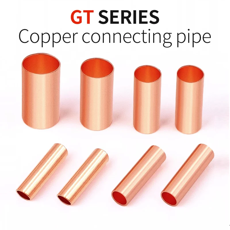 

1000PC φ1.5/2/2.5/3/4/5/6/7/8/10 mm GT Copper Connecting Pipe Connection Tube Wire Connector Cold Crimping Terminal