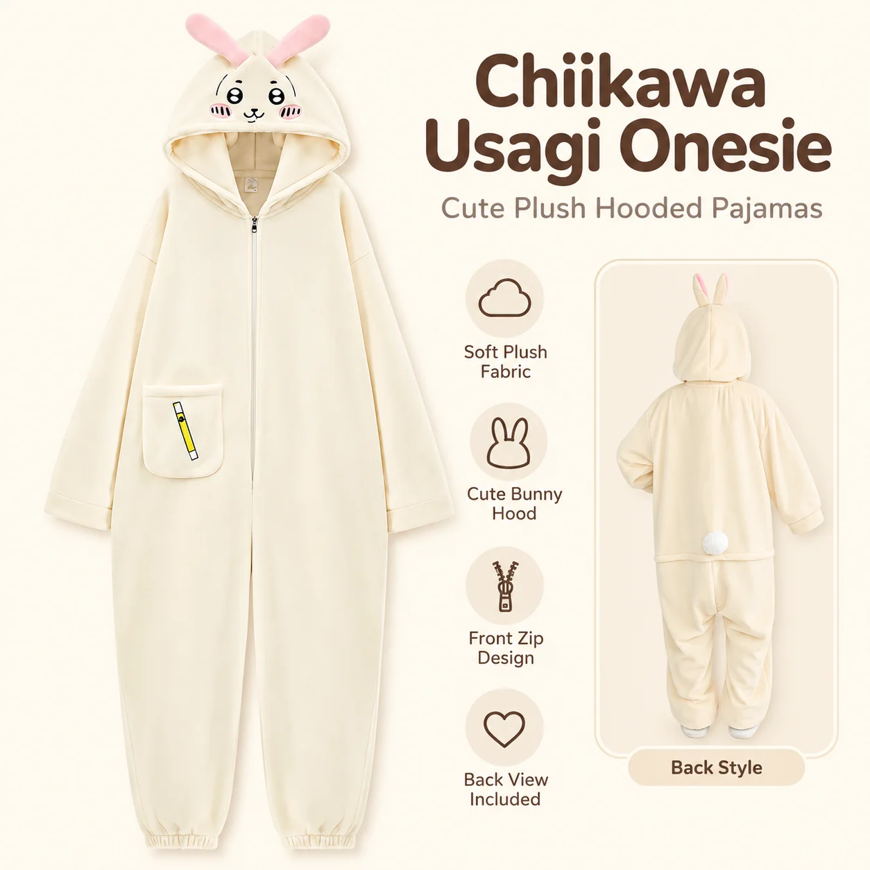 chiikawa-hachiware-kawaii-winter-coral-velvet-hooded-pajamas-women-one-piece-jumpsuit-cartoon-homewear-nightwear-costume-holiday
