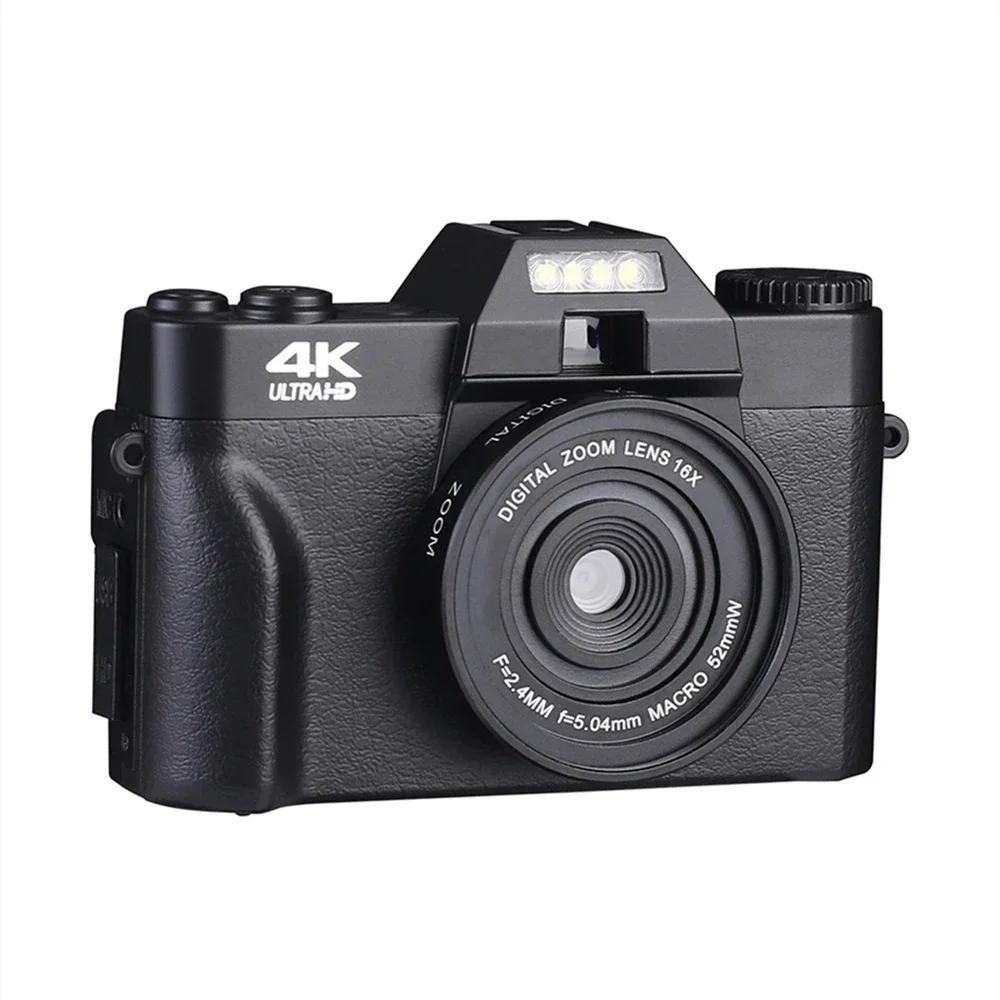 

4K Komery Digital Camera for Photography 48MP Video Vlogging Camera Youtube WIFI Webcam Wide Angle Digital Zoom 180° Flip Screen