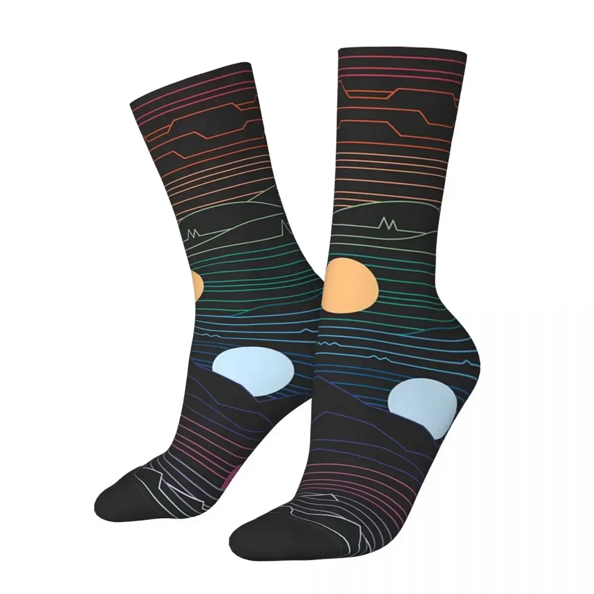 Many Lands Under One Sun Socks Harajuku Super Soft Stockings All Season Long Socks Accessories for Unisex Gifts