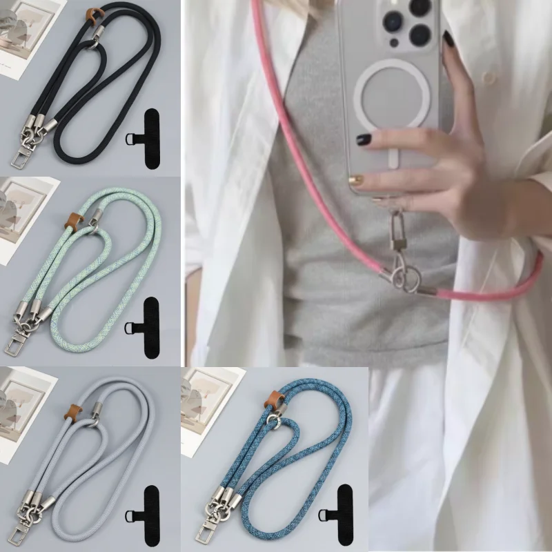 

2pcs High Quality Detachable Phone Long Lanyard Crossbody Strap,Neck Lanyard,Wrist Strap Universal for Phone and Camera Outdoor