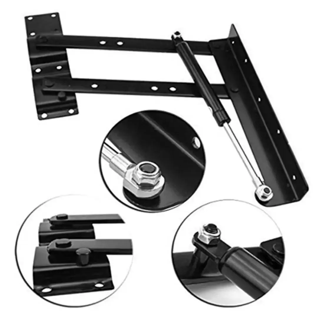 

Furniture Hardware Heavy-Duty Gas Spring Lift Hinge Durable With Hydraulic Damping For Smooth Silent Table Height AdjustmentATV&