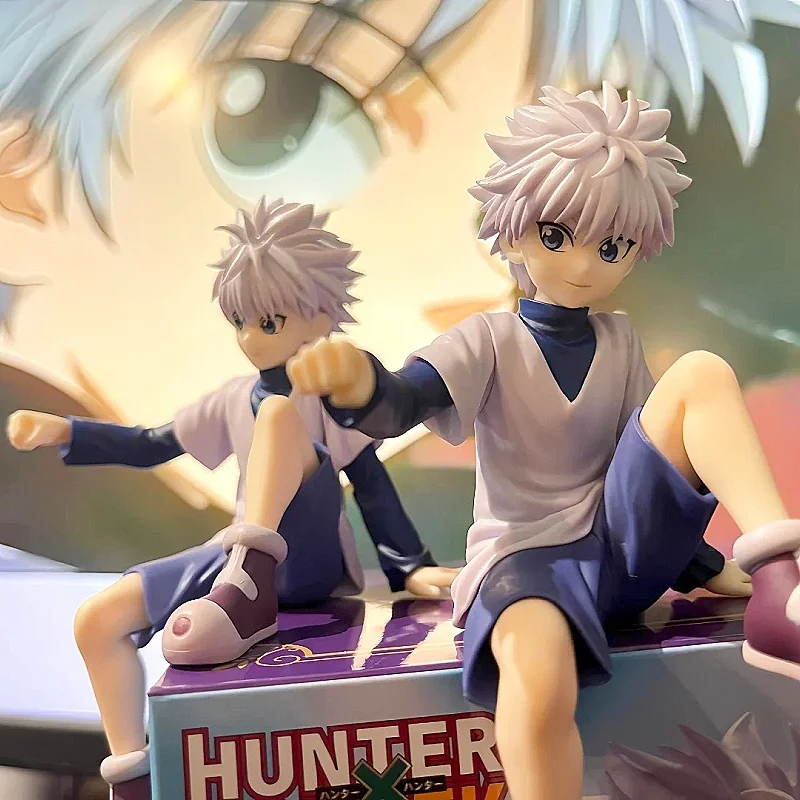 Original Furyu Hunter X Hunter Killua Zoldyck Gon Freecss Noodle Stopper Figure Toys Anime Action Figurine Pvc Model Xmas Gift