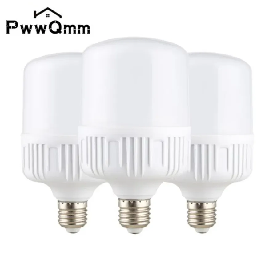 100W E27 LED Screw Mouth Light 220V Non Flickering High Brightness White Light Eye Protection High Heat Dissipation Light Bulb