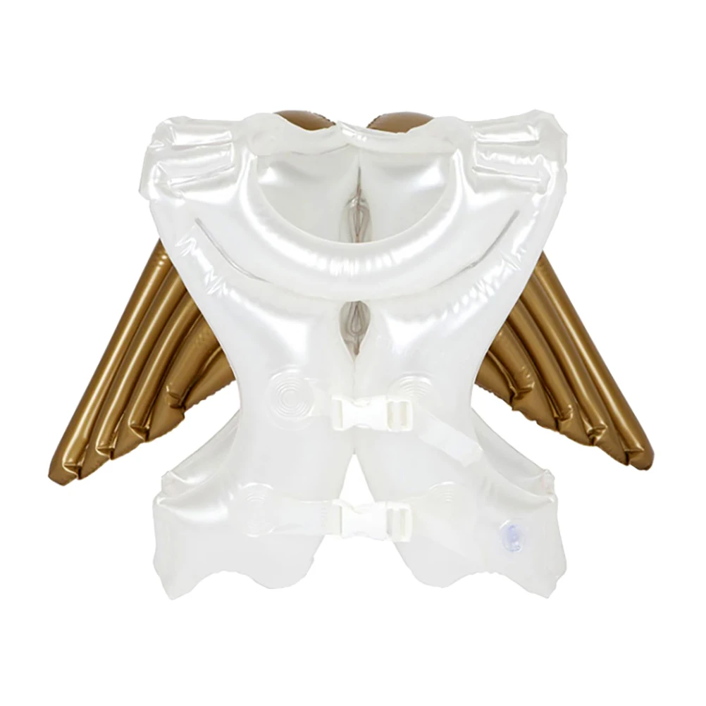 Costume da bagno gonfiabile Costume da bagno per bambini in PVC Giocattoli da piscina per bambini Aiuto alla galleggiabilità Design alla moda, sicuro e durevole dell'ala d'angelo