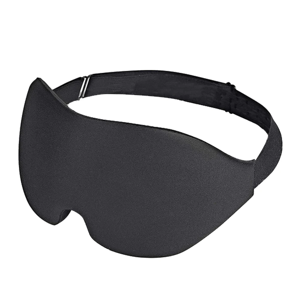 

Soft Breathable Elastic Memory Foam Sleeping Eye Shade Lightweight Seamless Mask Travel Home Hotel Light Blocking Blindfold
