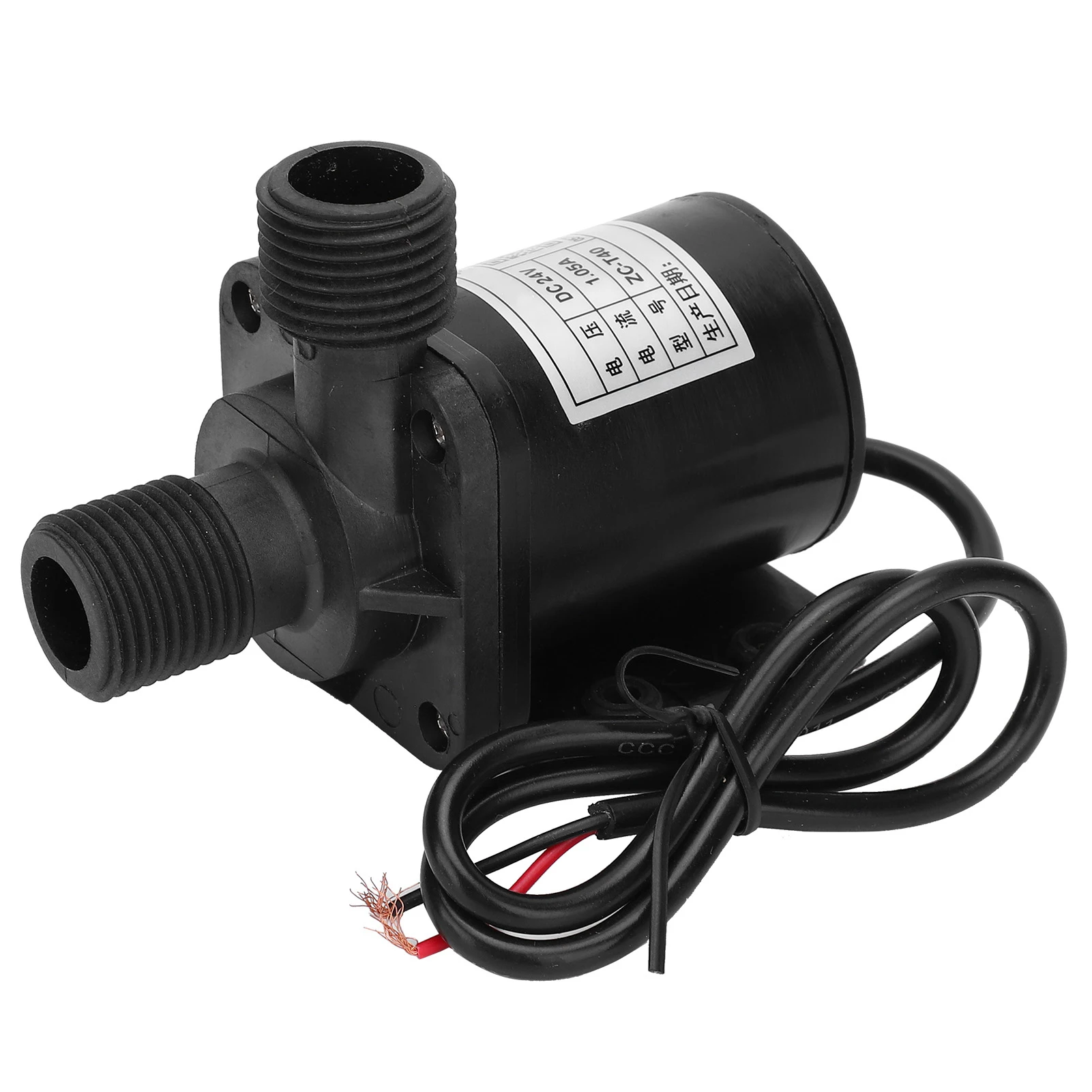 Driefasige ZC-T40 Mini DC 24V Circulatiepomp Borstelloze Waterpomp Booster Pomp Water Hydraulisch Gereedschap 1320L/H