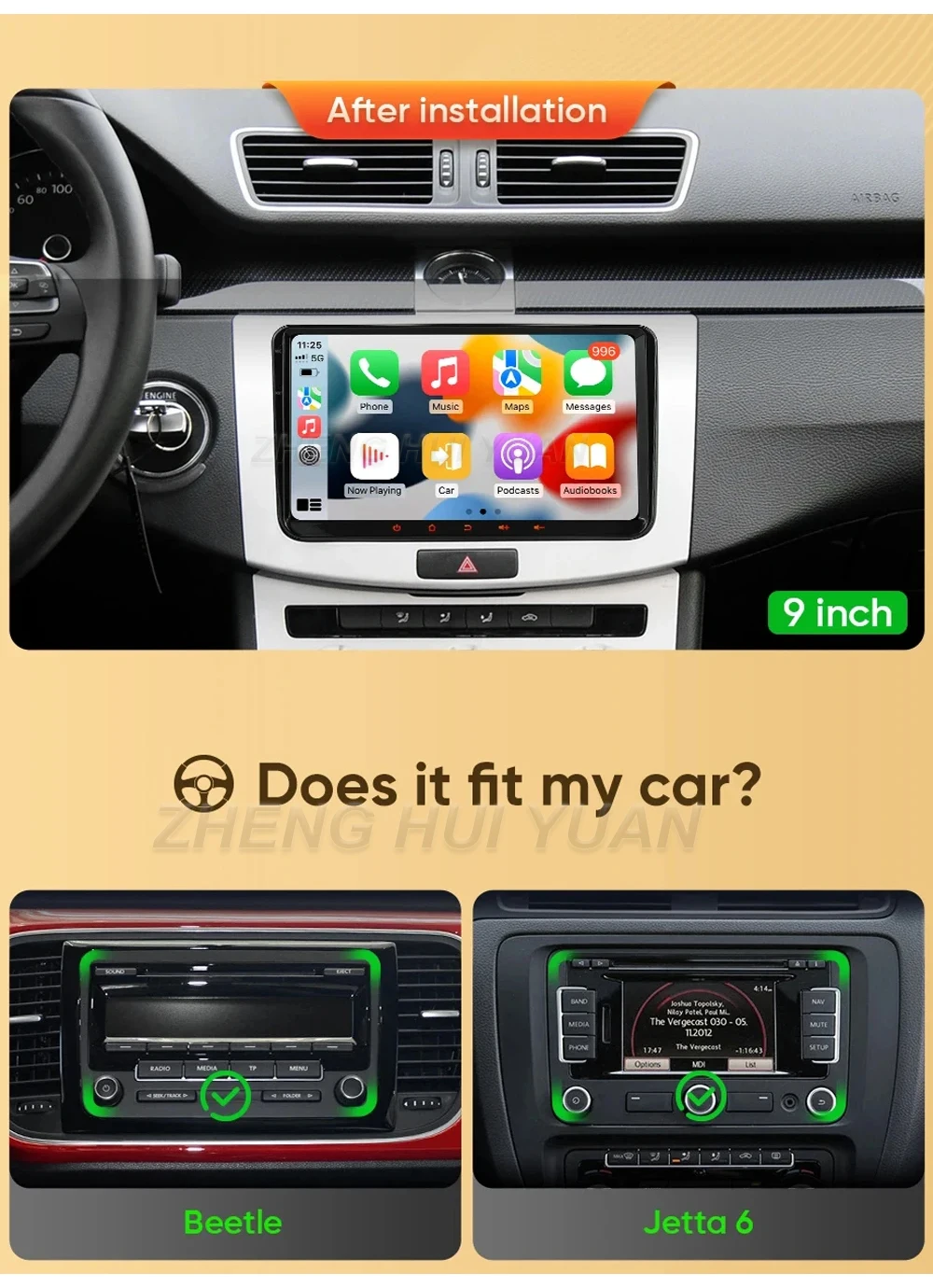 For VW Volkswagen Polo Tiguan Golf Passat B6 B7 Jetta Skoda Octavia SEAT Android 16 CarPlay Car Radio Multimedia