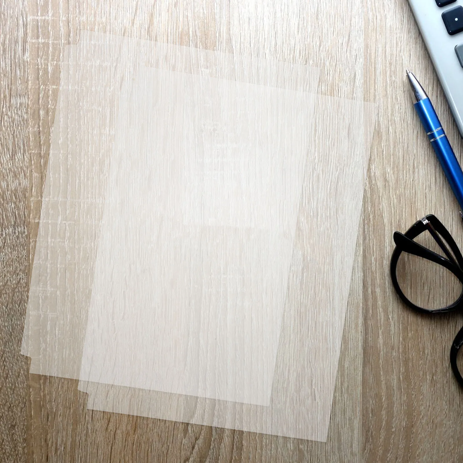 

60Pcs Clear Photo Album Pages A4 PVC Photo Sleeves 4-Slot Double-Sided Refill Inserts for Family Memory Scrapbooking and