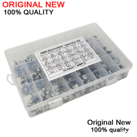 400PCS 1uF~1000uF 6.3V-50V 24Value SMD Aluminum Electrolytic Capacitors Assortment Kit + Box