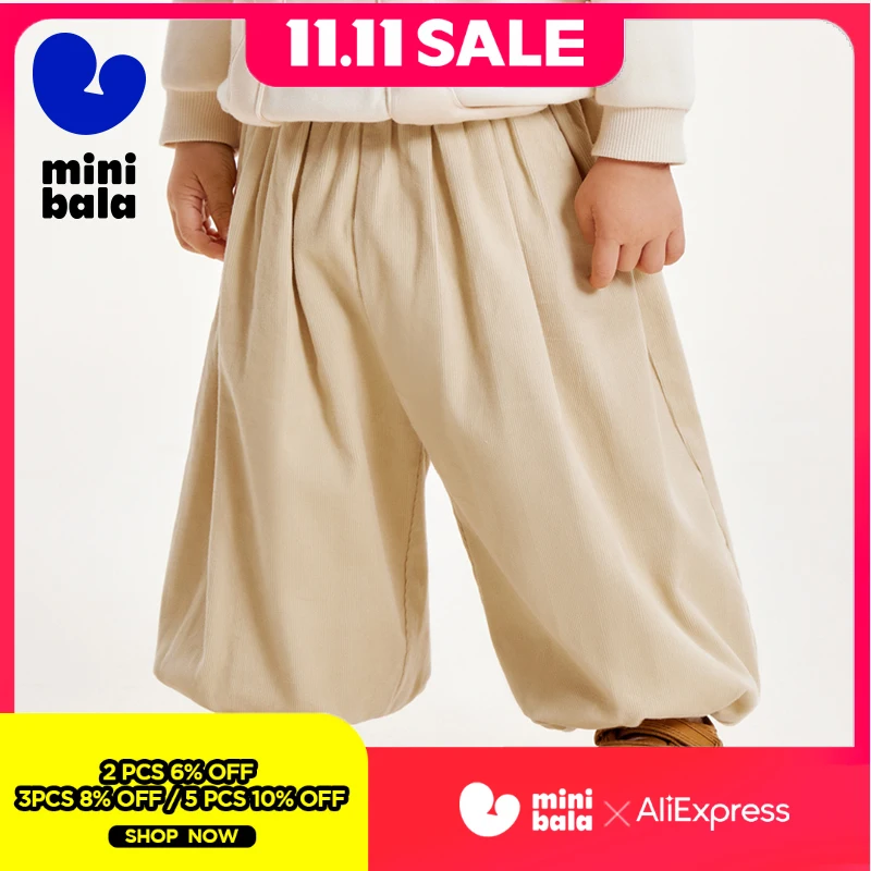 

Длинные мини-брюки унисекс с оборкой, весна 2024, новые детские брюки-фонарики