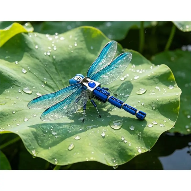 FBIL-Science Invention Electromechanical DIY Robotic Insect Dragonfly For School Competition Non-Soldered Kit
