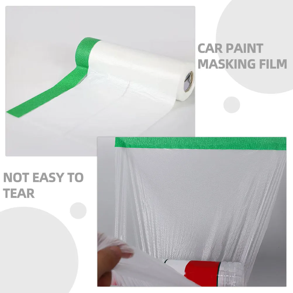 1 Roll Multi Functional Masking Film Washi Tape Style for Auto Paint Protection Furniture Renovation Wall Painting DIY Home