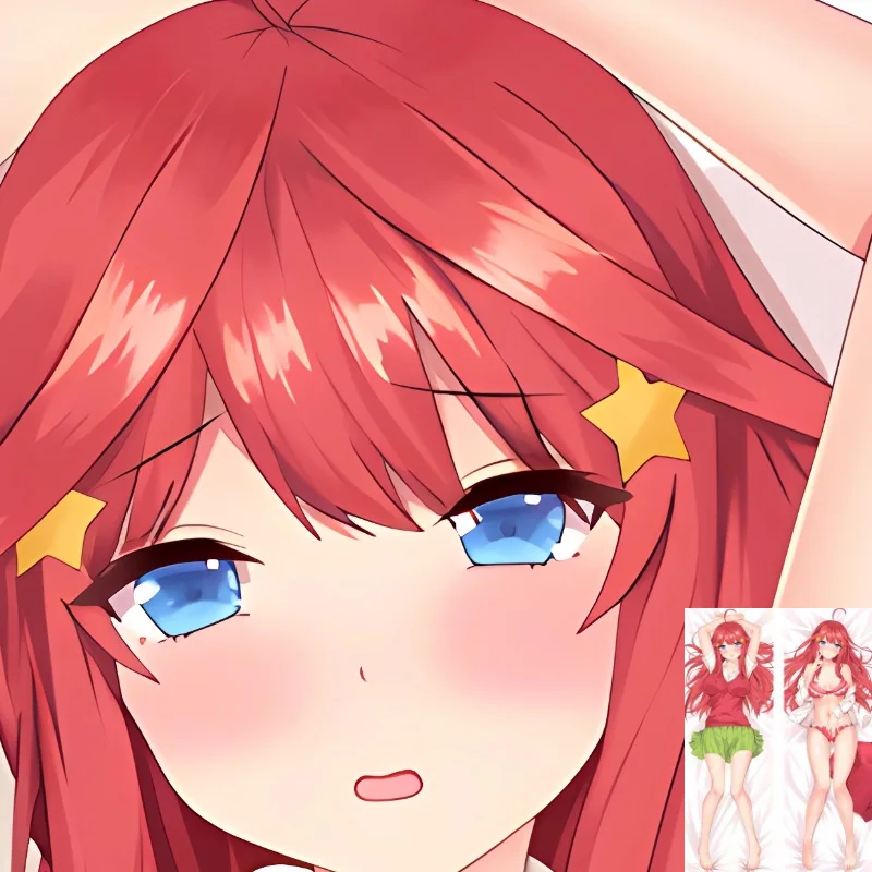 

DIY Personalized Anime Nakano Itsuki Dakimakura Pillow Cover Case Hugging Body Decorative Pillowcase Home Bedding Dropshipping