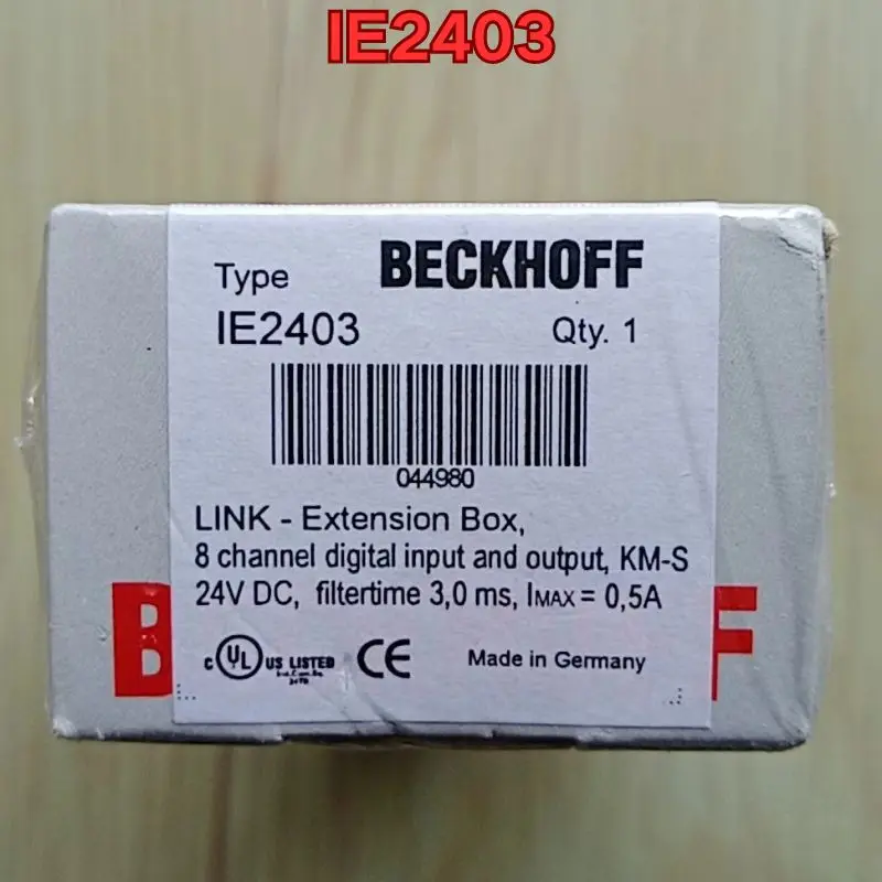 

New Beckhoff module IE2403