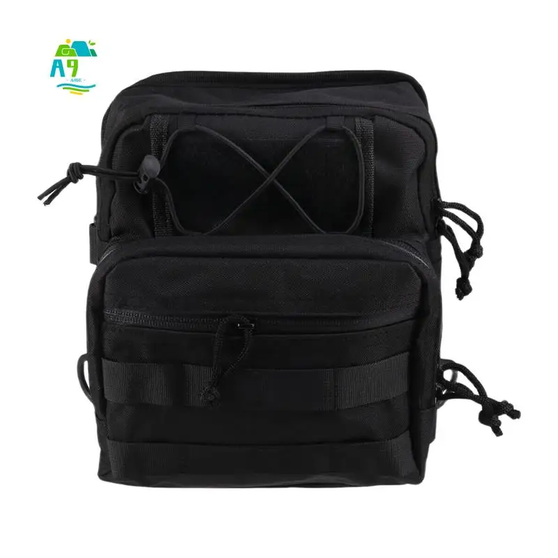 

A09E-Motorcycle Handlebar Bag Travel Universal Bag T Rod Bag Storage Bag For Softail Sportster Front Handlebar Bag