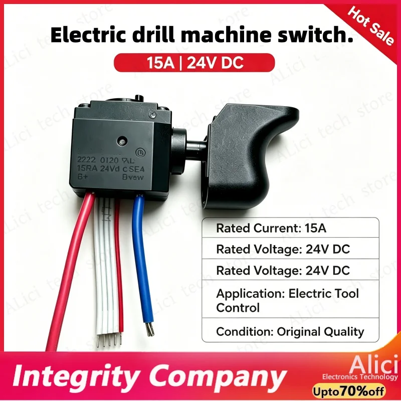 For Milwaukee Electric Drill Switches 2551, 2553, 2554, 2555, 2504, 2503, 286