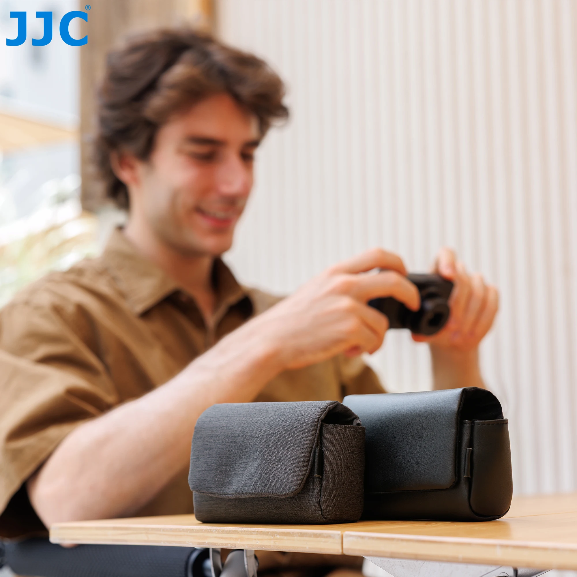 Маленькая сумка для камеры JJC с карманом для аккумулятора для Ricoh GR III HDF Sony RX100 VII VI V IV RX100 III II Canon G7 XM III Lumix DC-ZS99