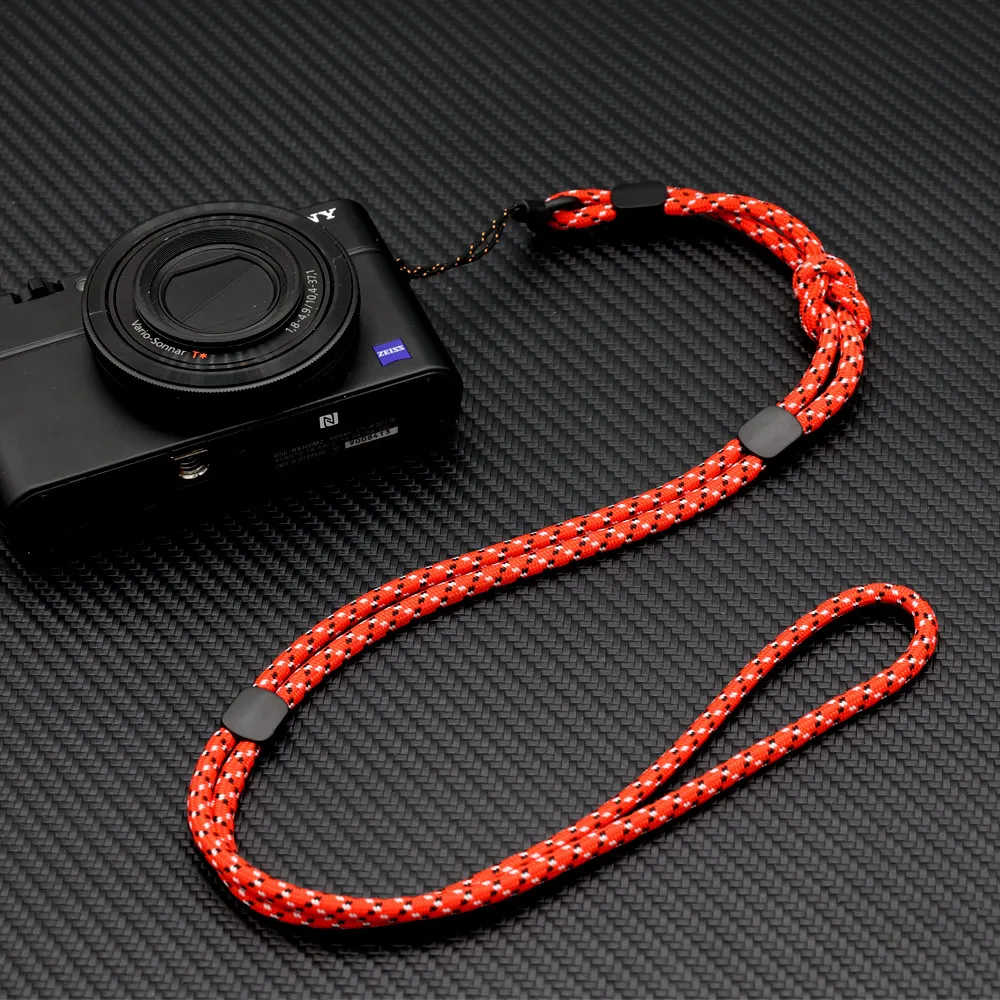 Lightweight Anti-Lost Adjustable Camera Wrist Strap Lanyard for Sony RX100 M3 M4 M5 M6 M7 Canon G7X Ricoh GR2 GR3 GR3X Key Chain