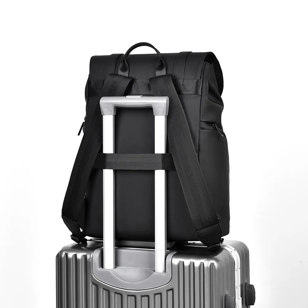 New Versatile Backpack Men's and Women's Backpack Large Capacity Business Commuter Leisure School Bag Men's 156-inch Computer B