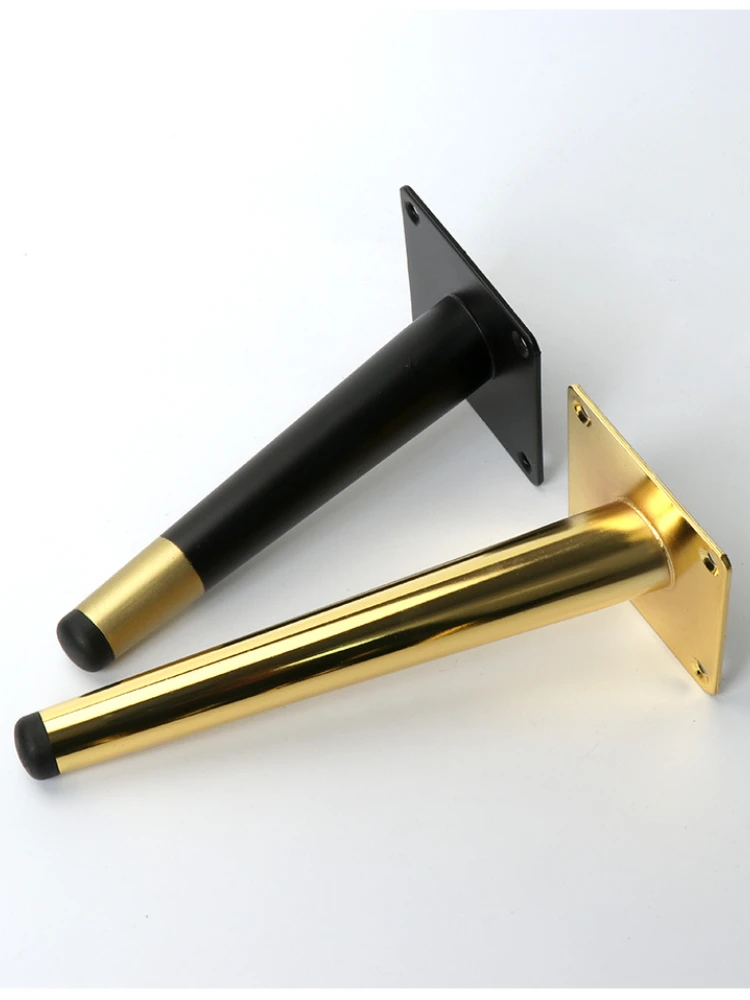 Imagem -06 - Pés de Metal Cabinet End Table Feet Pés de Apoio Simples do Sofá Mobília de Mesa de Cabeceira Banheiro Pcs