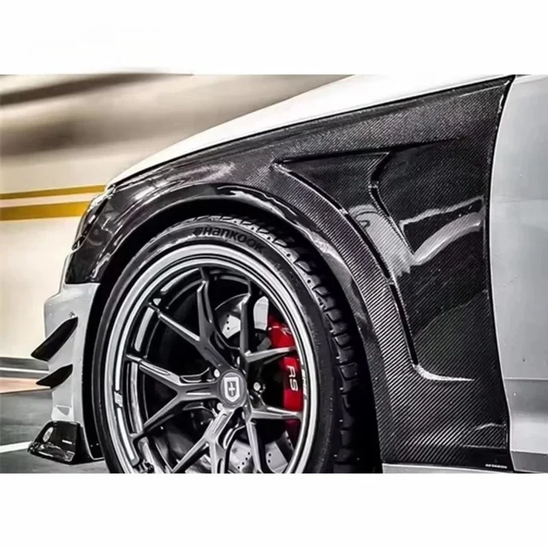 

For RS4 B9 Upgrade AE Style Carbon Fender Body Kit RS4 AE Carbon Fiber Front Side Fender