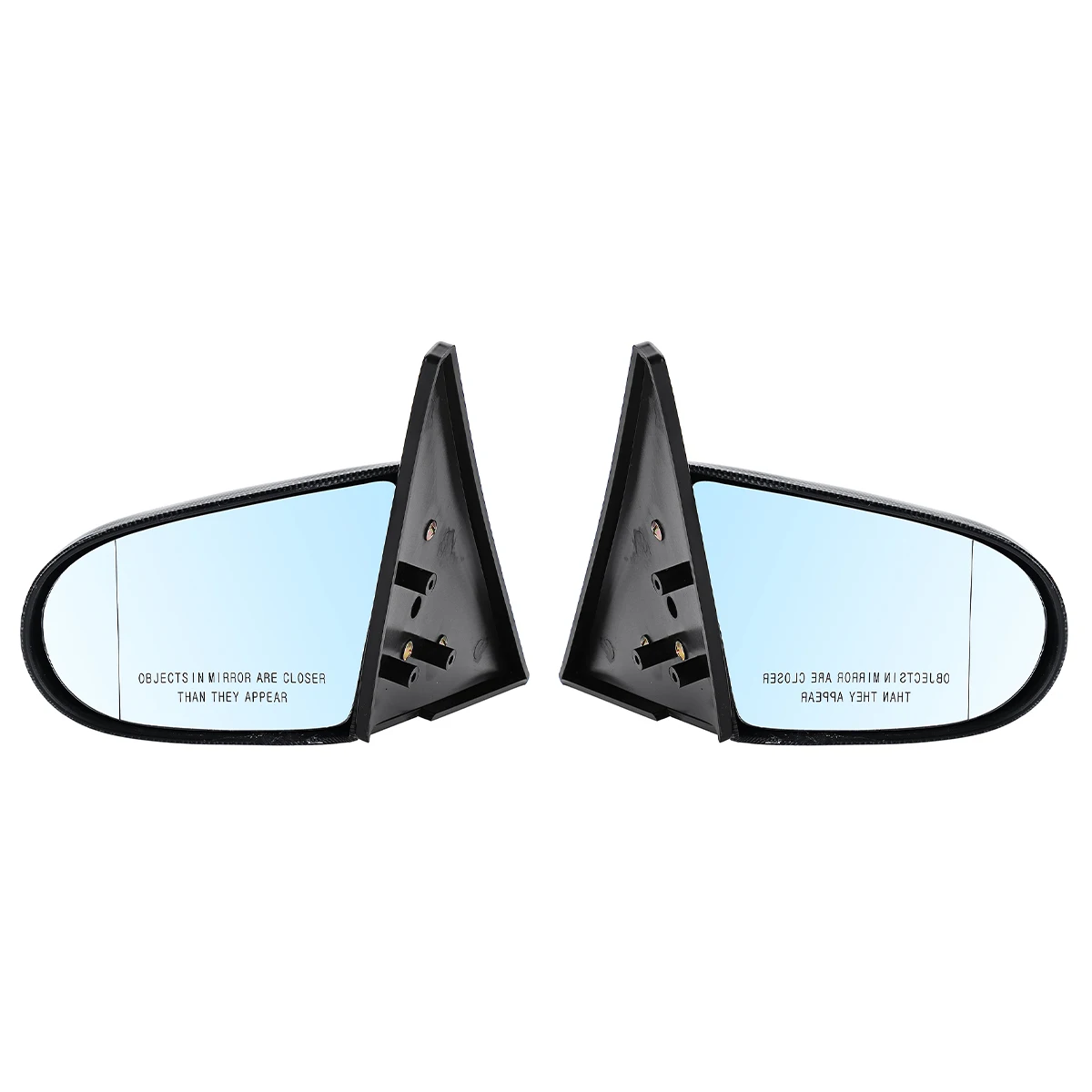 Black Spoon Style Manual Adjustable Side View Mirror For Honda Civic EK 4Dr Sedan 1996 1997 1998 1999 2000 PAIR Rearview Mirror