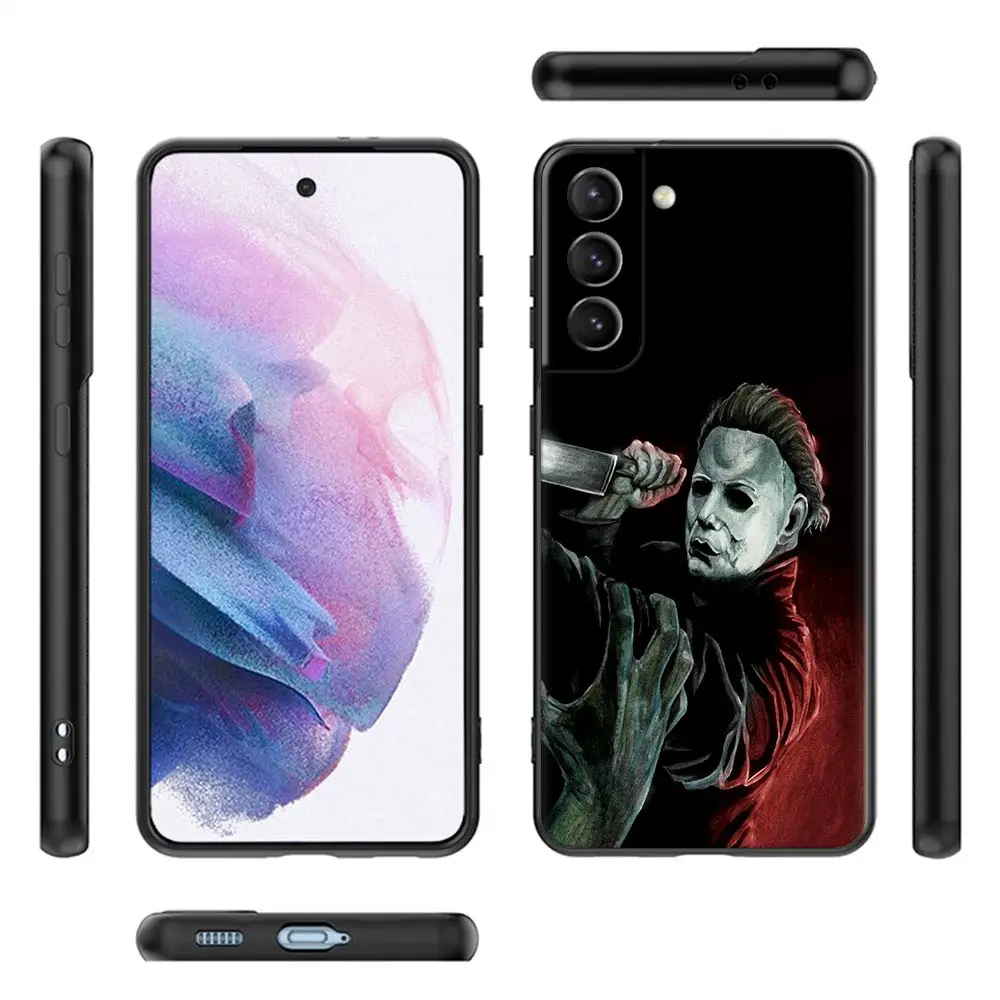 Michael Myers Horror Halloween movie S24Ultra Case For Samsung Galaxy S21 S20 FE S22 Ultra S10 S23 5G S24 Plus Soft Cover Fundas