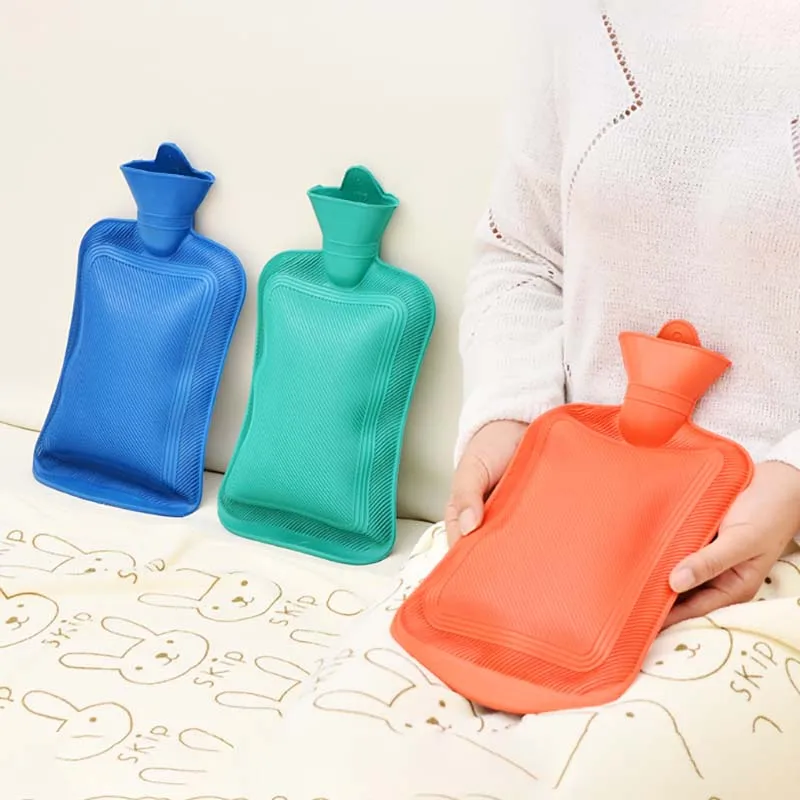 Portable Hot Water Bottle Rubber Hand Feet Warmer Water-filling Hot-water Bag Reusable Winter Warm Water Pocket грелка для рук