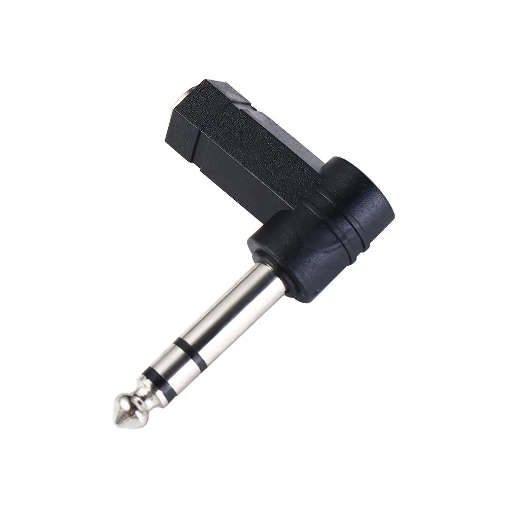 

Jack 90 Degree AUX Headphone Cable Stereo Speaker 3.5mm TRS Connector Audio Adapter Plug Male to Female 6.35mm to 3.5mm Adapter