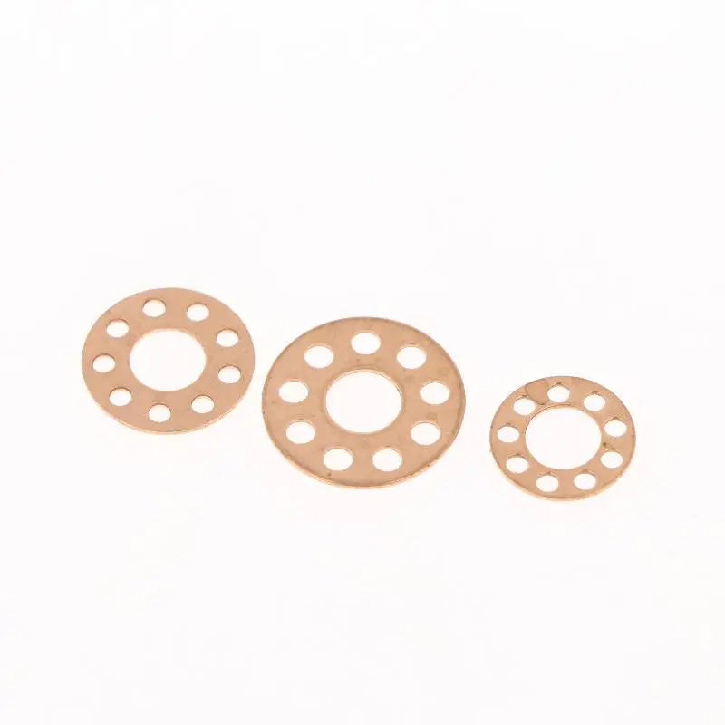 Knife Washer 10Pcs Brass Gasket for Folding Knife Accessories Oil Storage Smooth Movement Repair Set