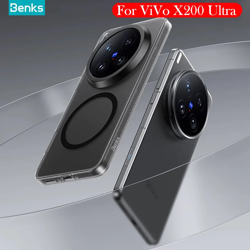 

Benks Magnetic Original Case For VIVO X200 Ultra Matte Back Cover Shell