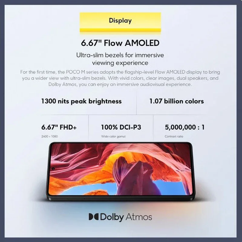 Global Version POCO M6 Pro Helio G99 Ultra 120Hz Flow AMOLED 64MP Triple Camera with OIS 67W turbo charging NFC