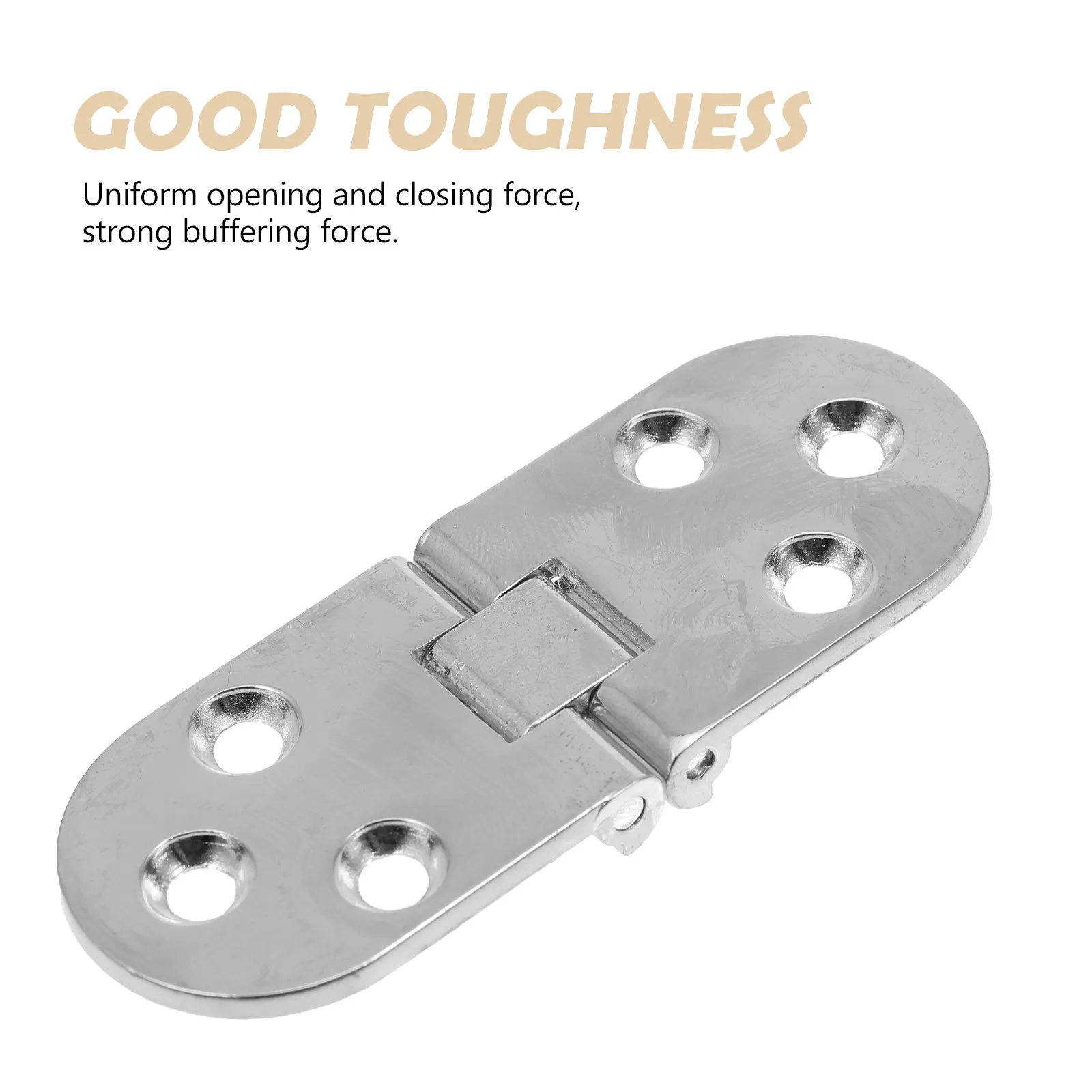 Heavy Duty Zinc Alloy Hinges 4Pcs 180 Degree Smooth Rotation Rust Resistant for Cabinet Cupboard Furniture