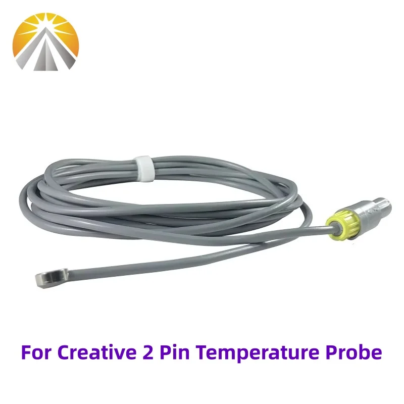 Reusable Medical Temp Probe ผู้ใหญ่ทนทาน 10K ผิวอุณหภูมิพื้นผิว Sensor 2 Pin สําหรับ Creative PC1000 UP6000 ผู้ป่วย