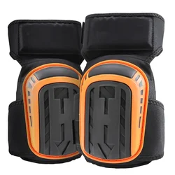 Knee Pads for Work-Heavy Duty Support Kneepads with Gel Cushion and Anti-Slip Straps for Construction, Flooring, Gardening, Clea