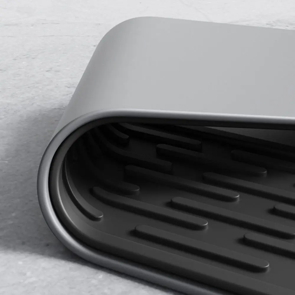 

Washable Long Non-slip Mat Sink Water Prevent Bundle Design Silicone Drain Pad Multifunctional Kitchen Countertop Insulation Mat