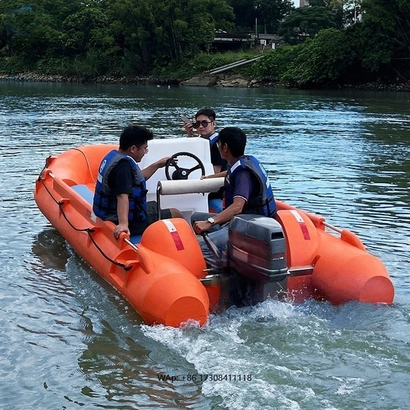 15ft Eco-Sustainable HDPE Lifeboat Monolithic Rotomolded Exterior Design Rescue Boat