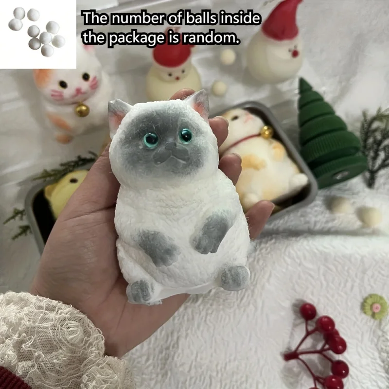Juguetes realistas para apretar gatos, suaves con efecto de rebote lento, son regalos ideales adecuados para adultos y perfectos para ocasiones como