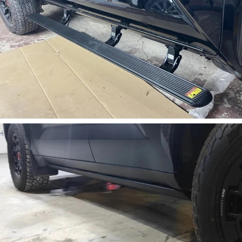 For 2024 2025 4th Gen Toyota Tacoma Double Cabin Trd Pickup Truck Auto Electric Side Foot Steps Power Running Boards