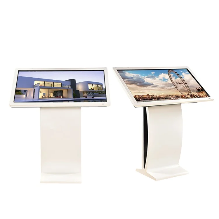 55inch touch screen airport information kiosk, floor standing interactive information kiosk price