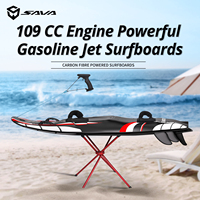 KOOTU Power Surfboard Jet Surfboard, Surfboard, Carbon Fibre Body, Light Weight, Surfing Surfboard, Jet Board with 109cc Engine