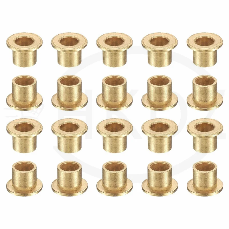 Sintered Bronze Flanged Bushing ID 3 4 5 6 8 10 12 -30mm Copper Alloy Self Lubricating Sintered Oil-Impregnated Plain Bearing