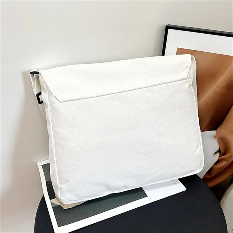 Japanische Harajuku niedlichen Retro Mädchen Umhängetasche schicke Abzeichen Leinwand Cross body Schult aschen Student einfarbige Umhängetasche Schulranzen – Detail 18