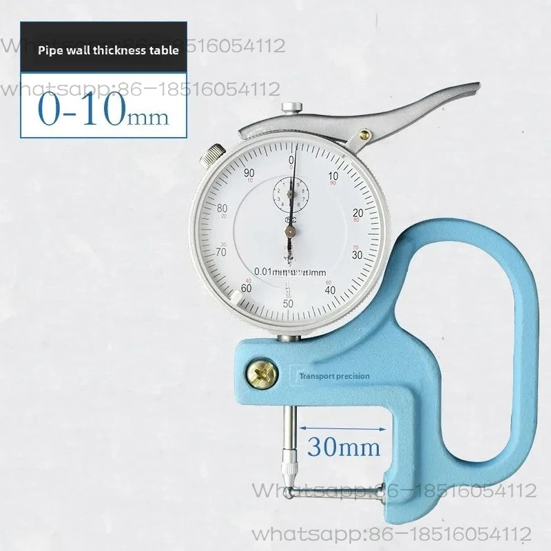 Thickness dial gauge, micrometer, high-precision mechanical pointer, thickness gauge