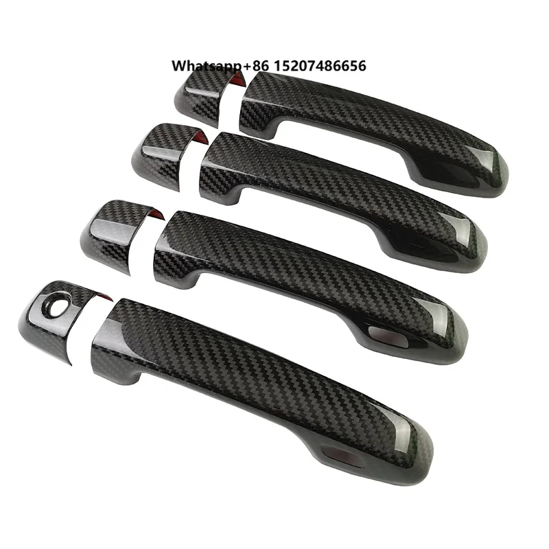 Carbon Fiber Door Handle Cover for GX  Land Cruise 200 LC200 Exterior Products Store
