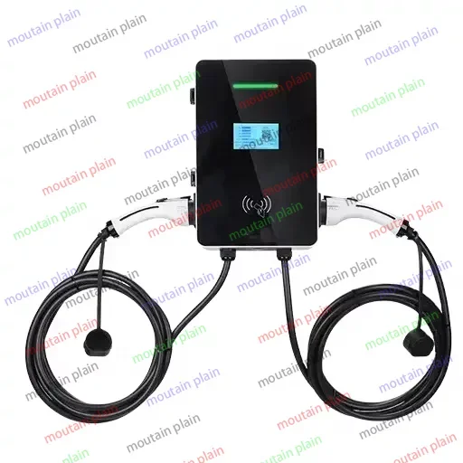 Double Electric CarsCharging Station EV Charger AC 7KW*2 32A Type 2 Type1 Ev Fast Charging Station Wallbox